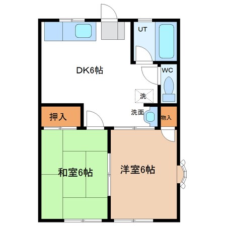 郡山駅 バス15分  鳴神下車：停歩2分 1階の物件間取画像